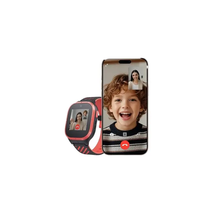 S1 Pro Akıllı Çocuk Saati (Siyah-Kırmızı)