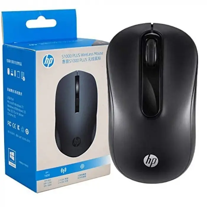 S1000 Plus Kablosuz Mouse, Siyah