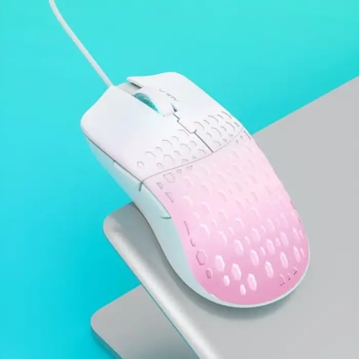 S11 Pro 3600DPI RGB Optik Gaming Mouse Pembe