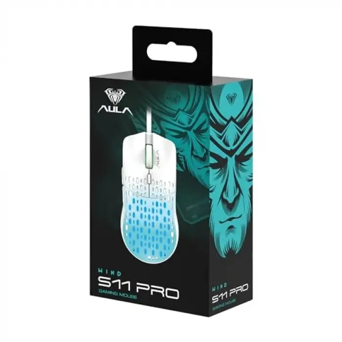 S11 Pro 3600DPI RGB Optik Gaming Mouse Pembe