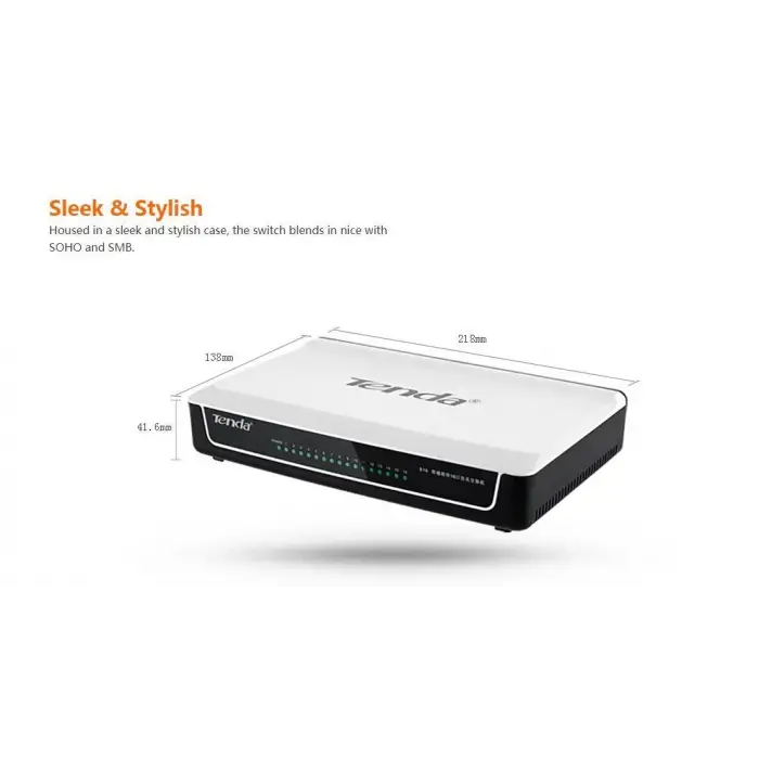 S16 S16 16 Port 10/100 Switch