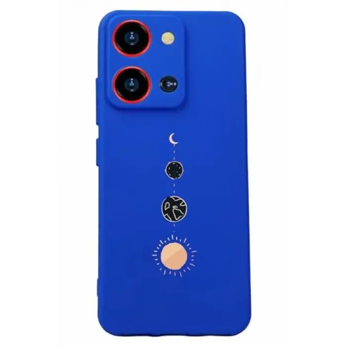 S19 Max Pro S Mavi Silikon Kılıf, Kamera Korumalı