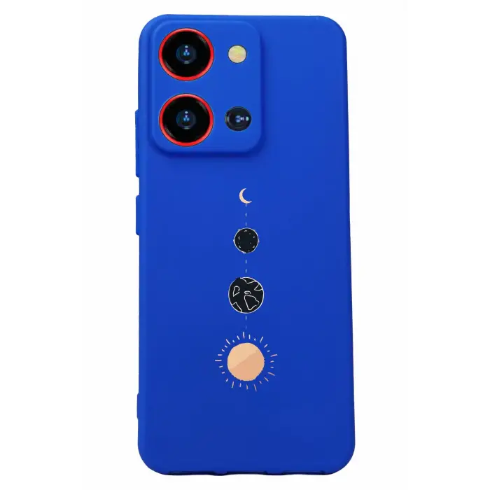 S19 Max Pro S Mavi Silikon Kılıf, Kamera Korumalı
