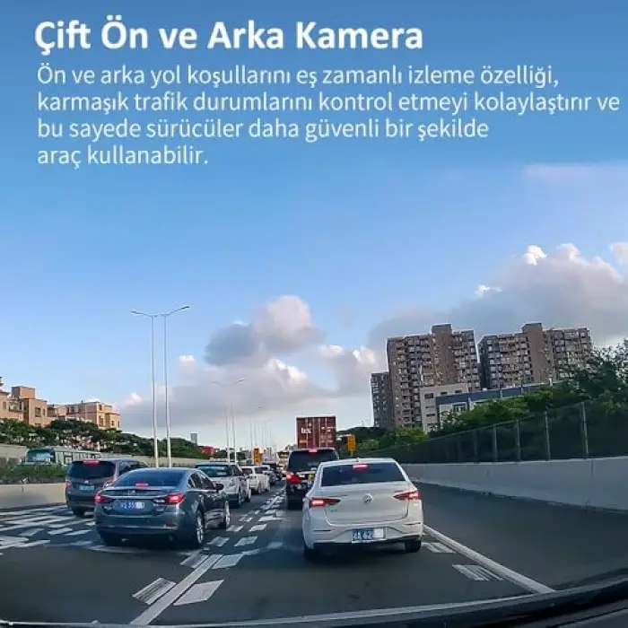 S3 4K Ips Ekran Araç Kamerası