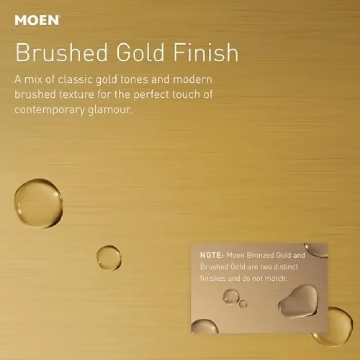 S3947BG Modern Sabunluk, Fırçalanmış Altın