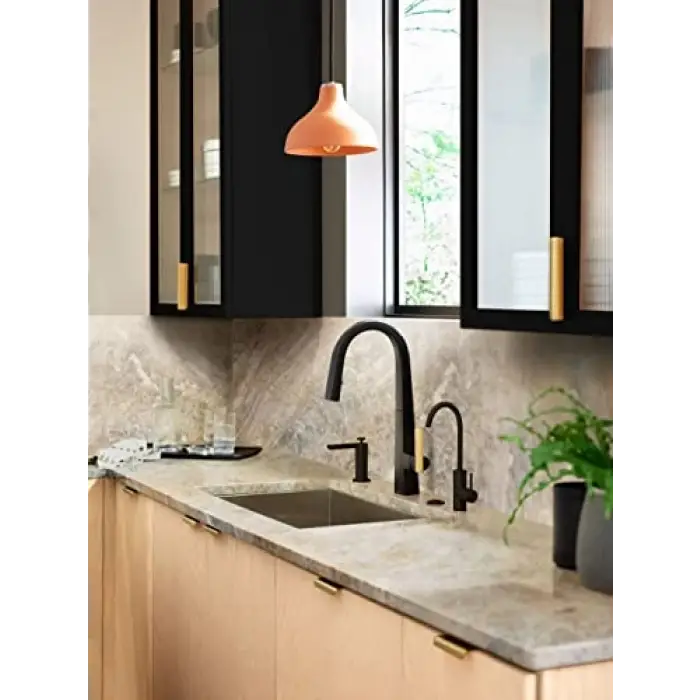 S3947BL Modern Sabunluk, Mat Siyah
