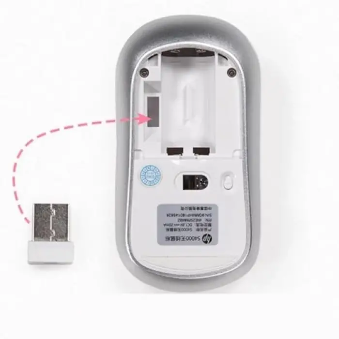 S4000 Kablosuz Sessiz Mouse, Pembe