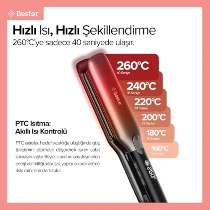 S9100 ProLuxe FlexStyle 45 mm Geniş Plakalı Saç Düzleştirici