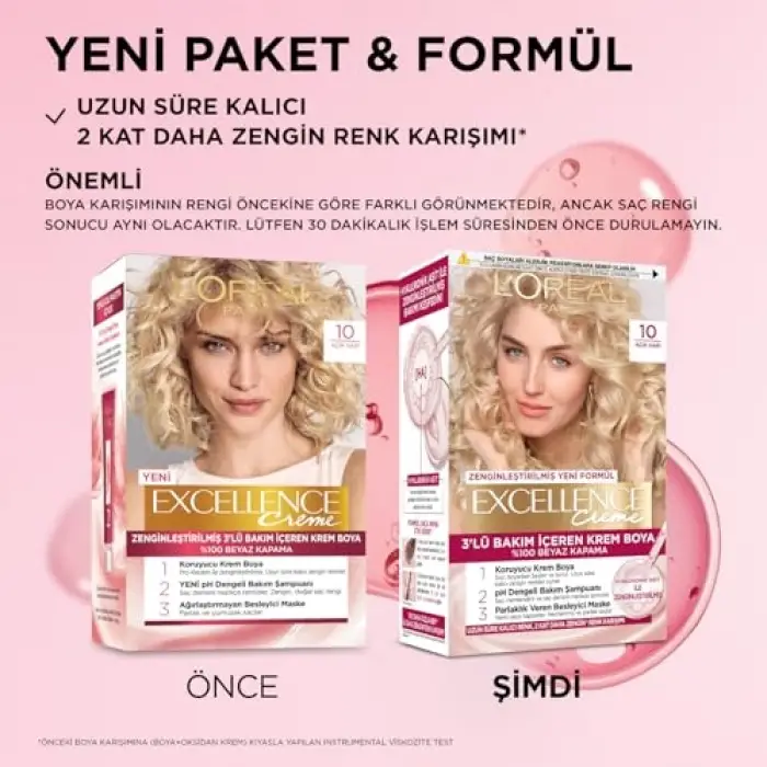 Saç Boyası 10 Açık Sarı