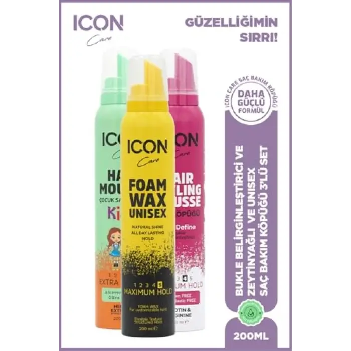 Saç Şekillendirici 3lü Set