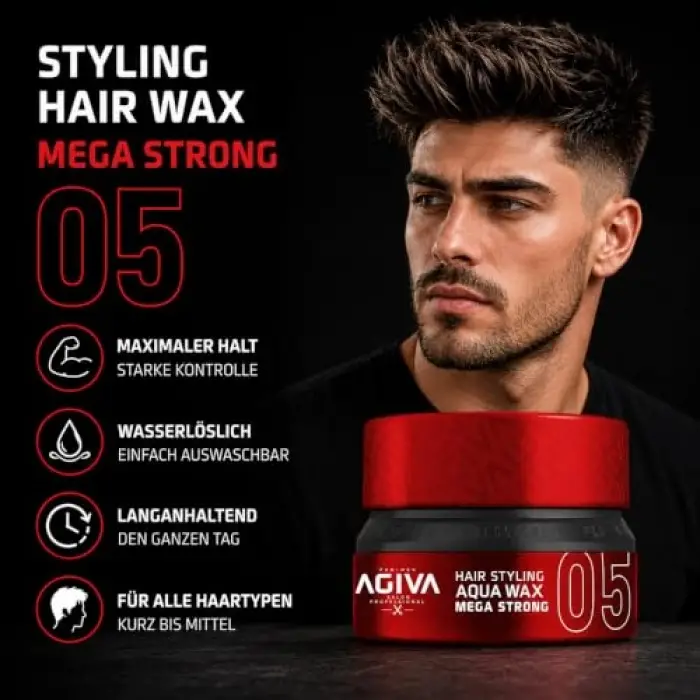 Saç Şekillendirici Wax 155 Ml 05 (Mega Strong) Kırmızı