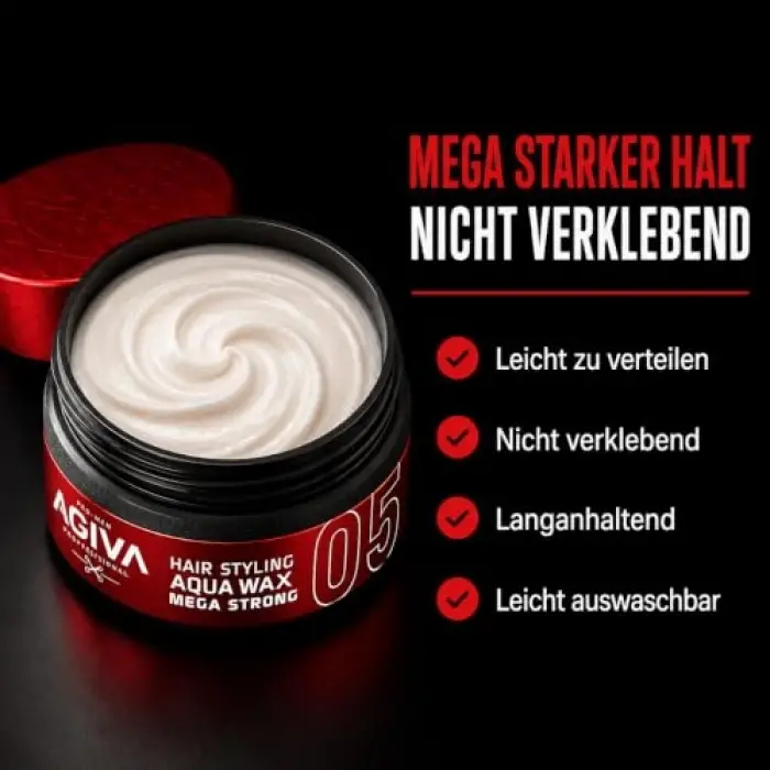 Saç Şekillendirici Wax 155 Ml 05 (Mega Strong) Kırmızı