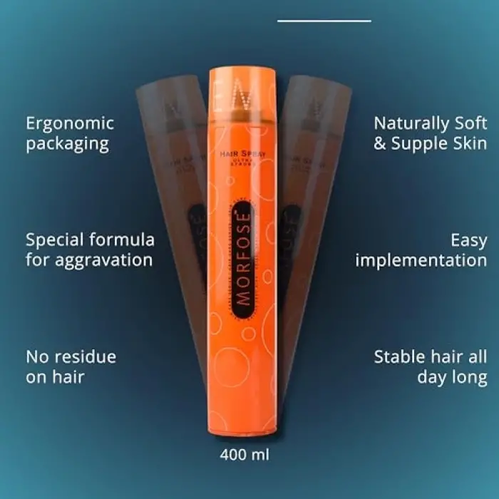 Saç Spreyi Ultra Strong Turuncu 400 ml