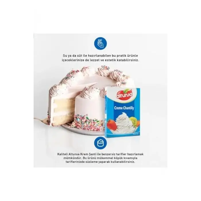 Sade krem şanti karışımı 150 g