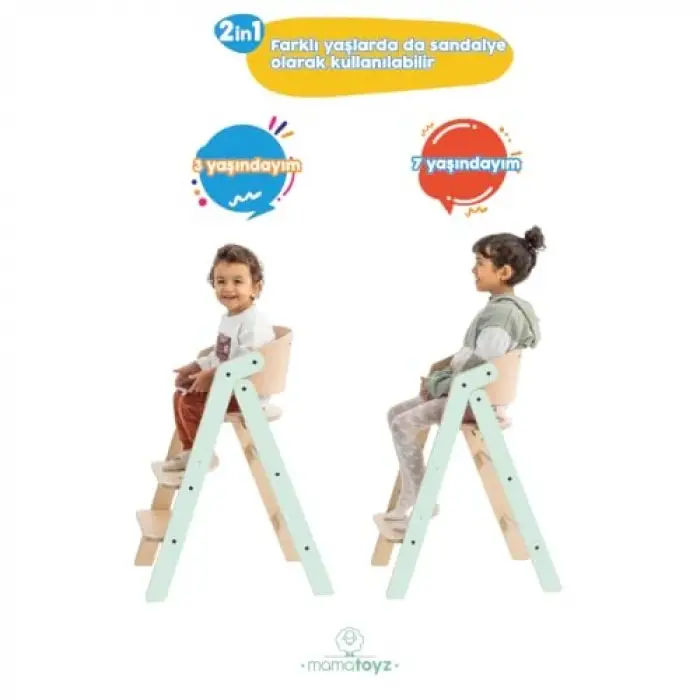 Sadece Sandalye Mint Mama Sandalyesi