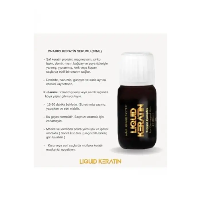 Saf Keratin Serum Seti (3x20ml)
