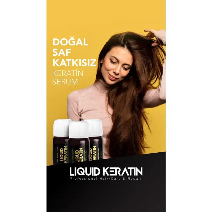 Saf Keratin Serum Seti (3x20ml)