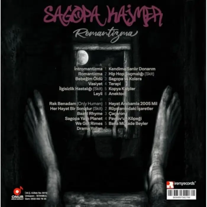 Sagopa Kajmer Romantizma 2LP Plak