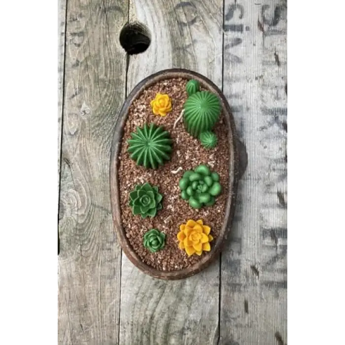 Saguaro Kaktüs Mum Kalıbı (Silikon)