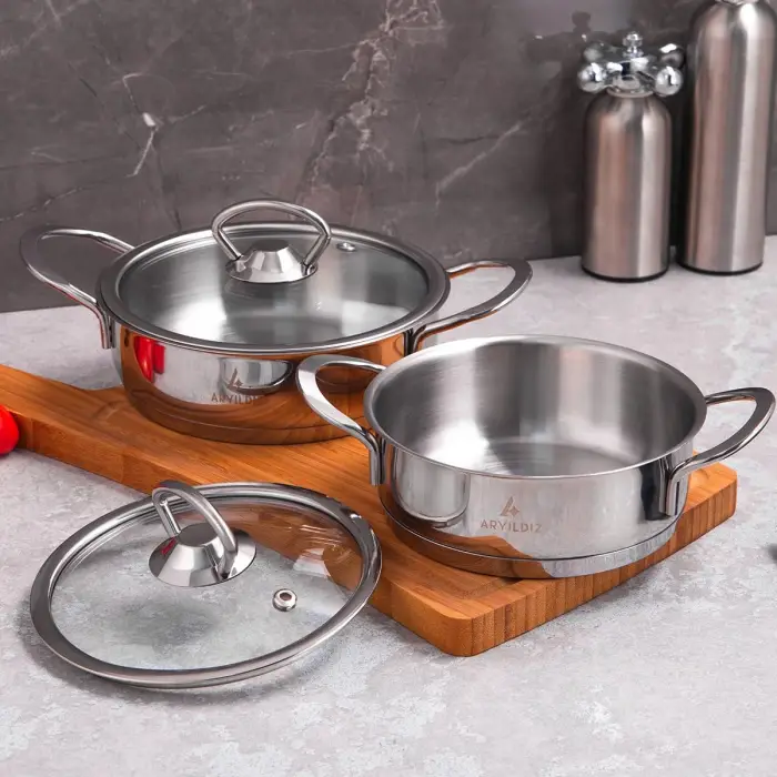 Sahan, Aryıldız Petit 4 Parça Çelik Seti 14-16 cm