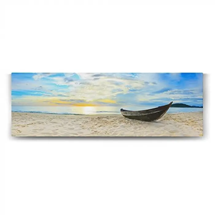 Sahilde Sandal Tablosu - 210x70cm