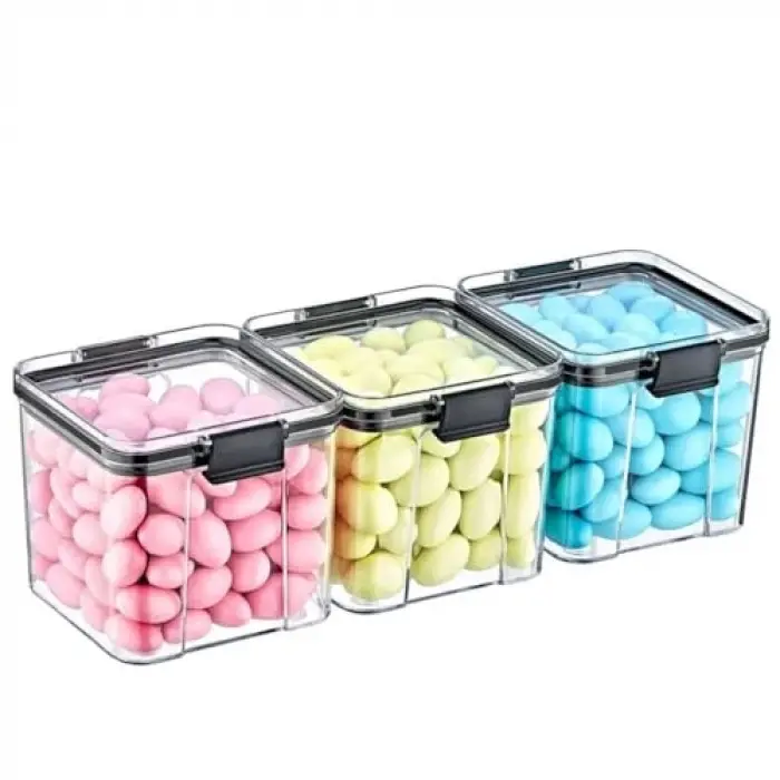 Saklama Kapları - 3Lü Set Orta 3 X 700 Ml - [Ft-105]
