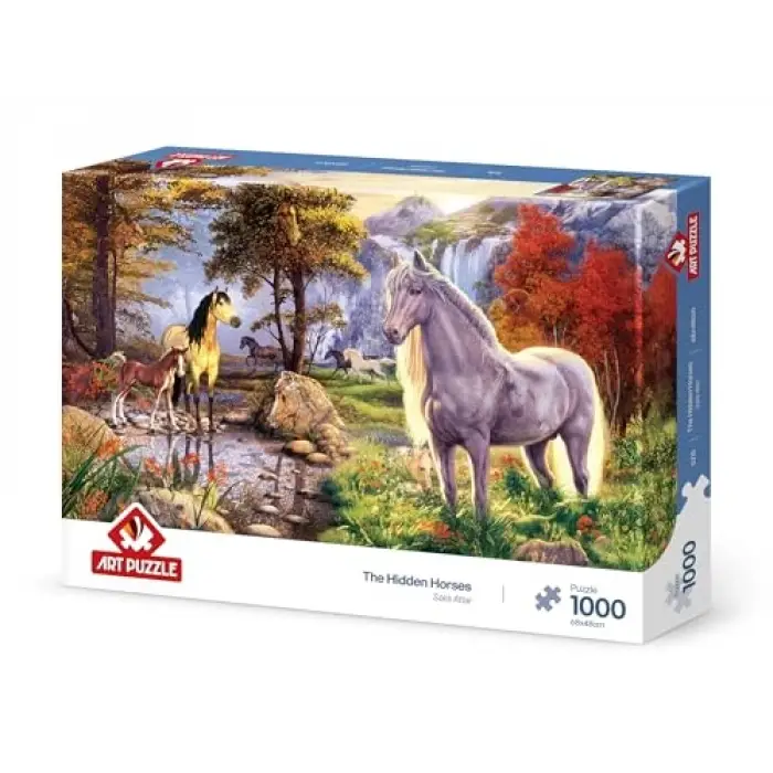 Saklı Atlar 1000 Parça Puzzle
