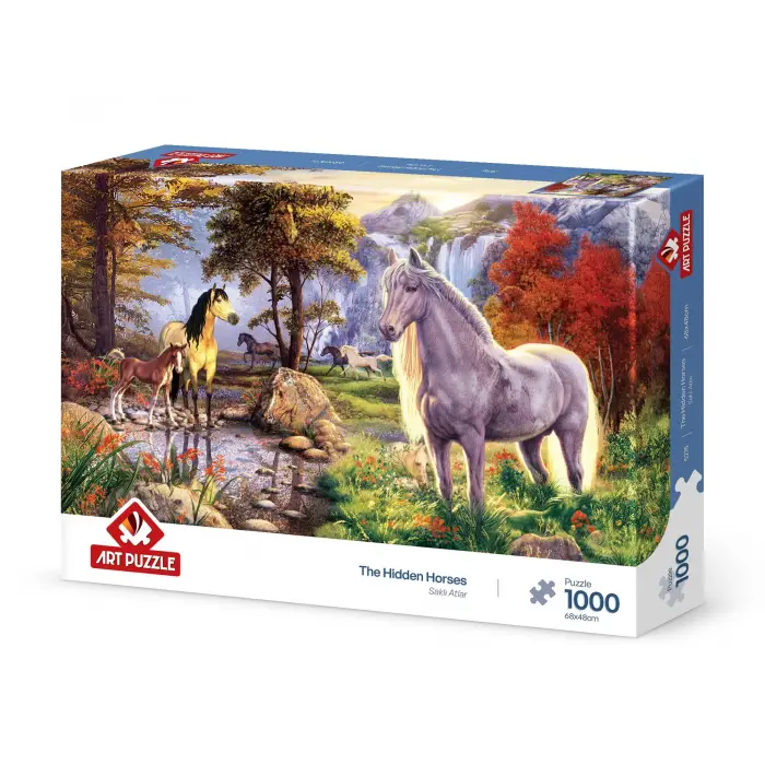 Saklı Atlar 1000 Parça Puzzle