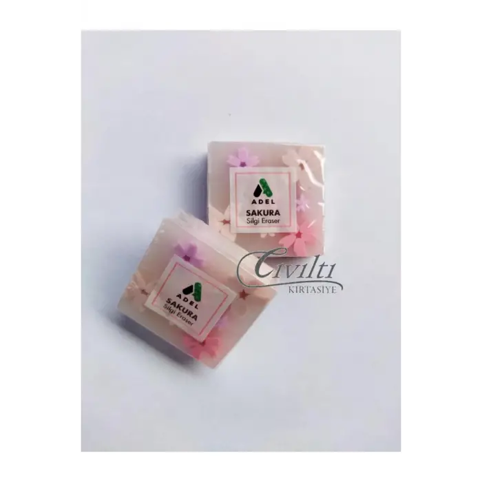 Sakura Silgi; 2li Set, Pembe