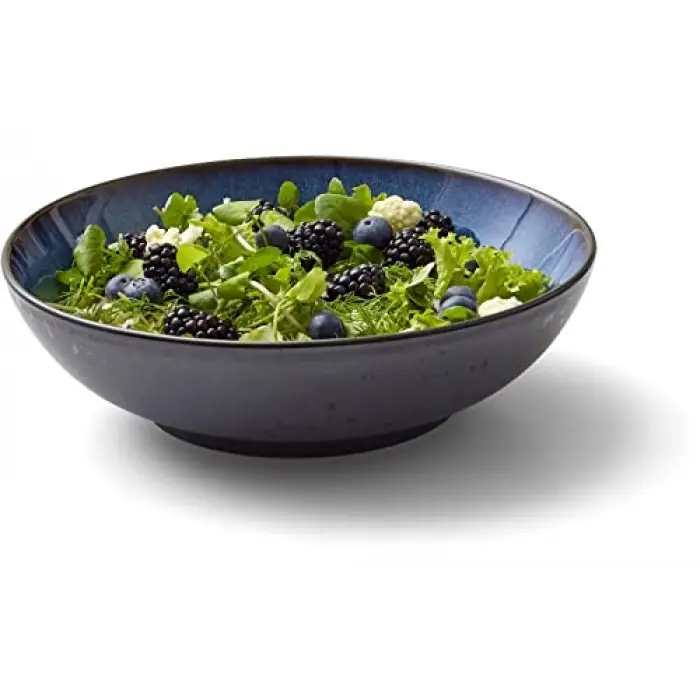 Salad Bowl 24 cm siyah/koyu mavi