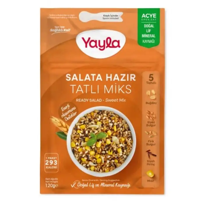 Salata Hazır Tatlı Mix, 120 g Tekli Paket