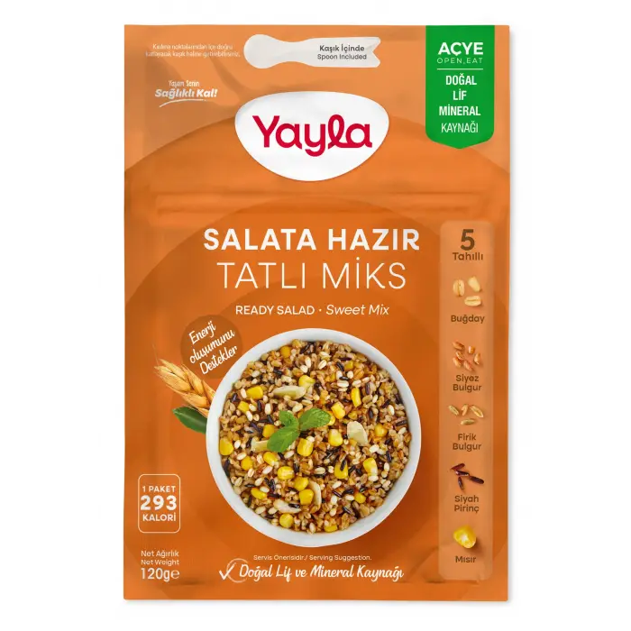 Salata Hazır Tatlı Mix, 120 g Tekli Paket