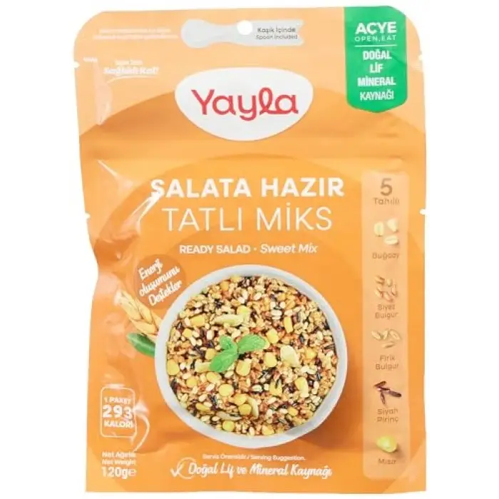 Salata Hazır Tatlı Mix, 120 g Tekli Paket