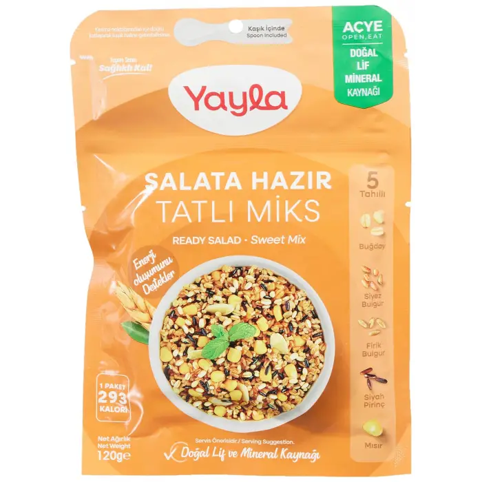 Salata Hazır Tatlı Mix, 120 g Tekli Paket