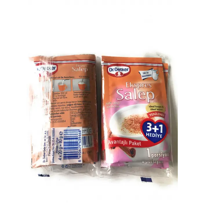 Salep Ekspres 20 g 3+1 Avantajlı Paket