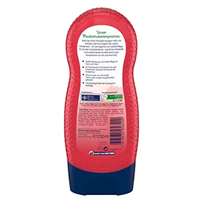 Şampuan ve Duş Jeli, Frambuaz, 230 ml