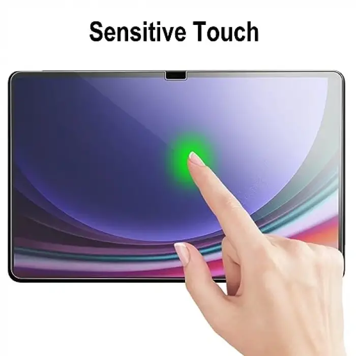 Samsung Galaxy Tab S10 Plus 2024/Tab S9 FE Plus/S9 Plus/S8 Plus/S7 FE/S7 Plus 12.5 inç 2023, 2 Paket HD Yüksek Sertlik Çizilmez Anti-Parmak İzi Temperli Cam için Ekran Koruyucu