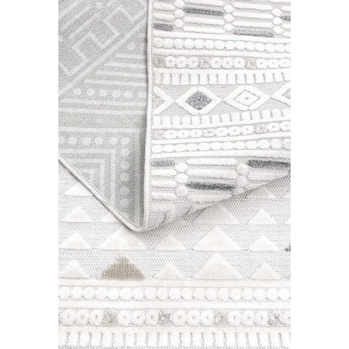 Sand Krem Gri Halı 65550A 196 x 290