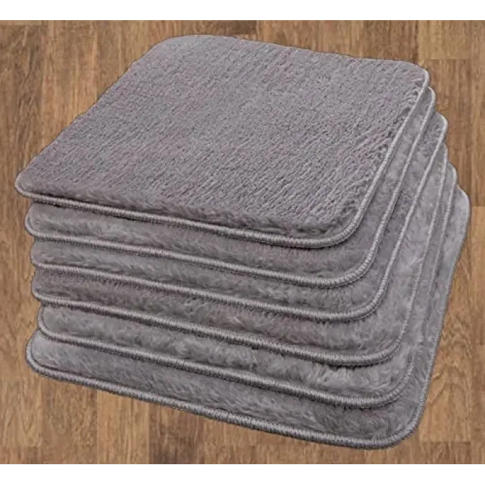Sandaliye Minderi 6lı 40x40 Açık Gri