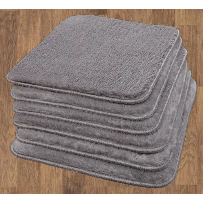 Sandaliye Minderi 6lı 40x40 Açık Gri