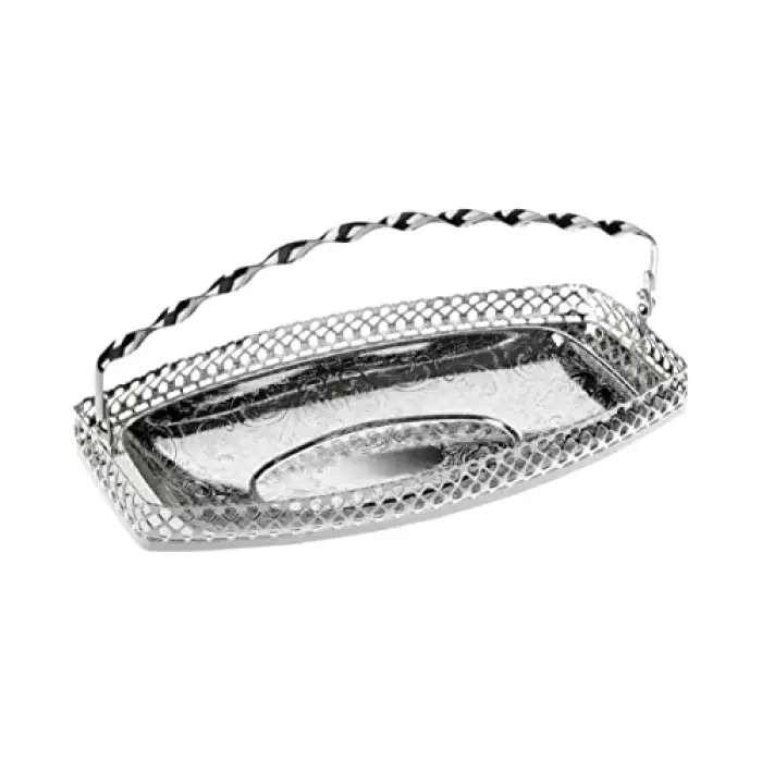 SAPLI OVAL KURABİYELİK 24 X 12,5 CM