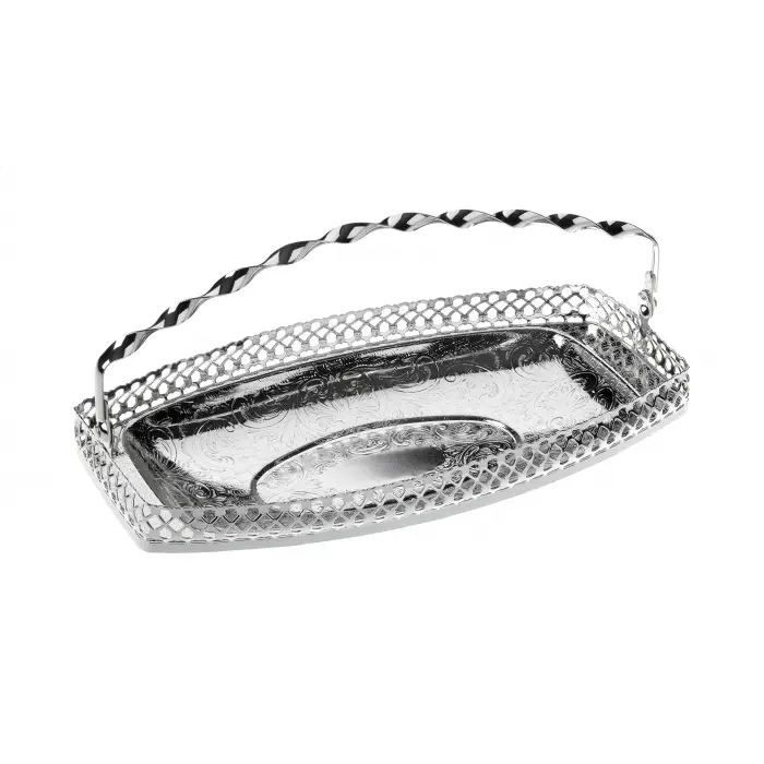 SAPLI OVAL KURABİYELİK 24 X 12,5 CM