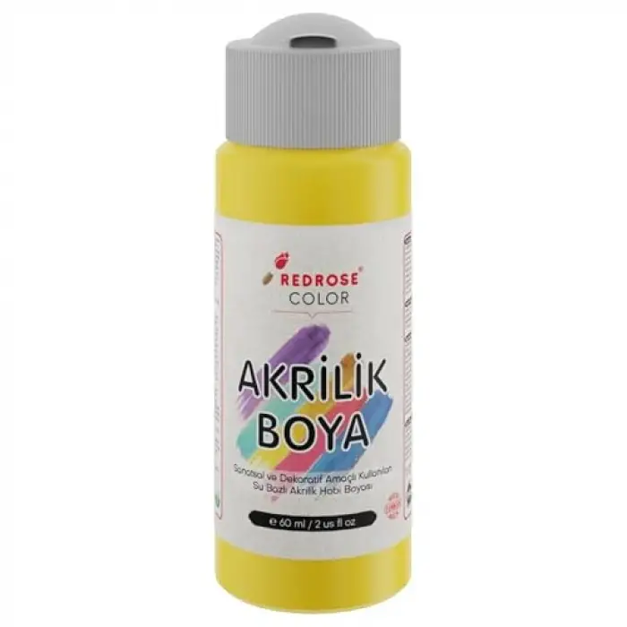Sarı Akrilik Boya 60 ml