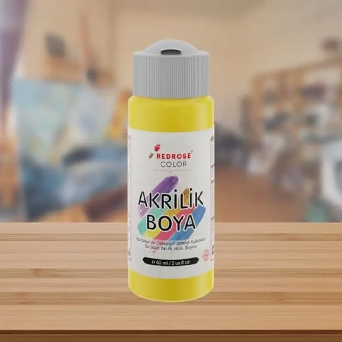 Sarı Akrilik Boya 60 ml