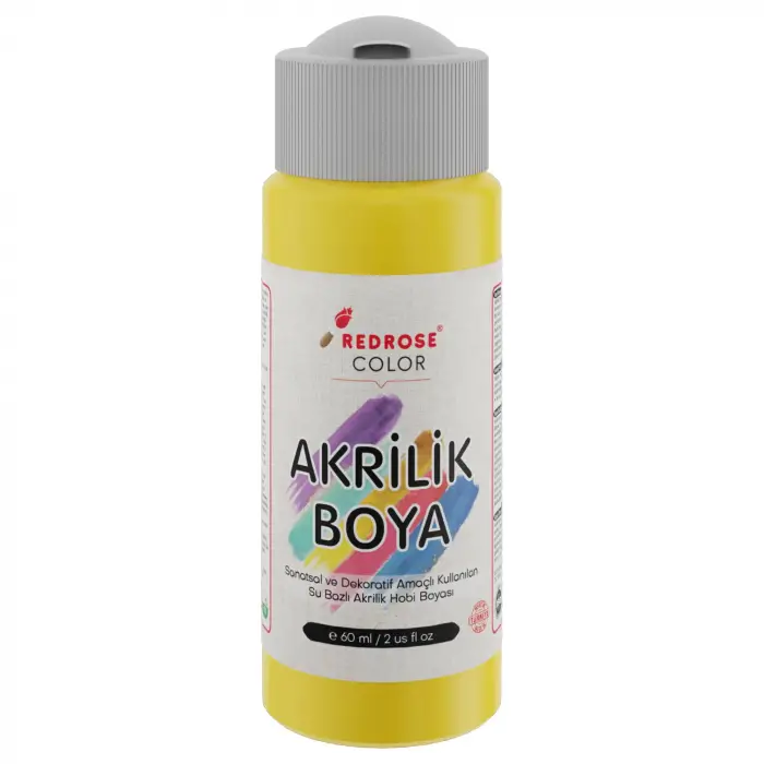 Sarı Akrilik Boya 60 ml
