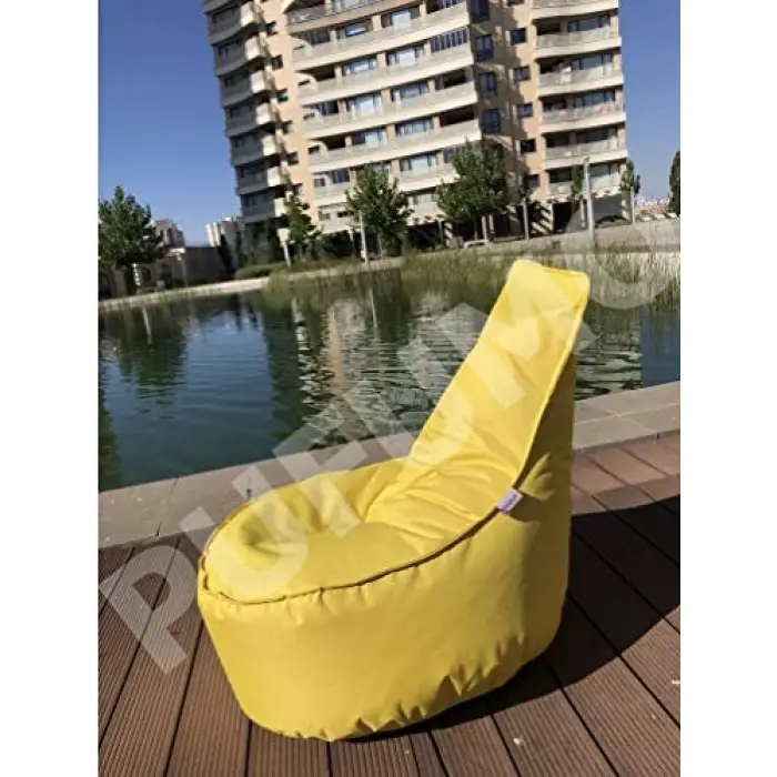Sarı Aktif Armut Koltuk Pufu