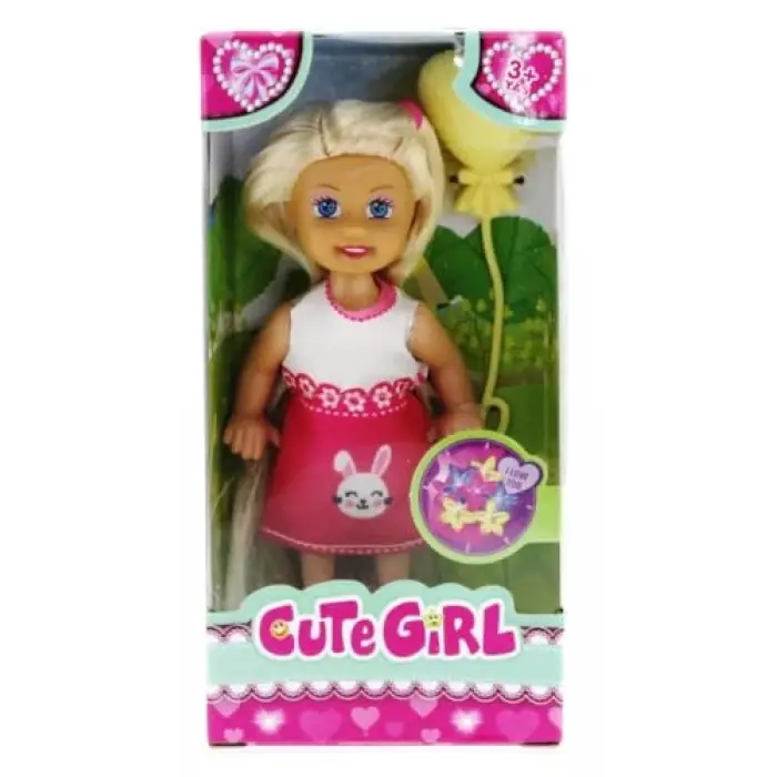 Sarı Balonlu Sarışın Mini Bebek