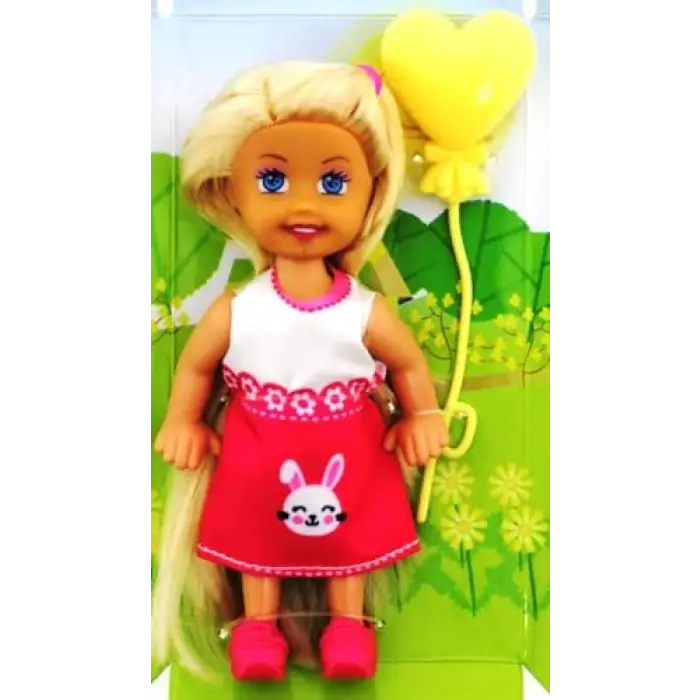 Sarı Balonlu Sarışın Mini Bebek