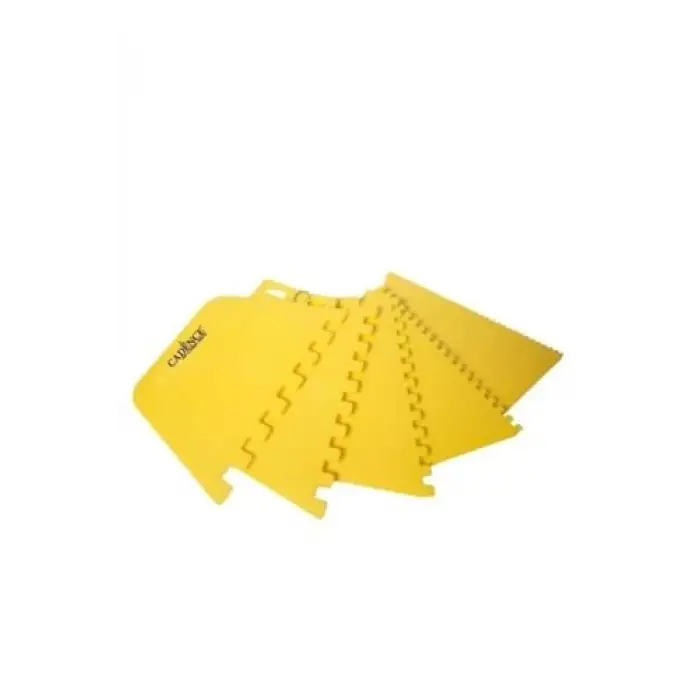 Sarı Doku Tarağı 5Li Set Sarı Tek Ebat