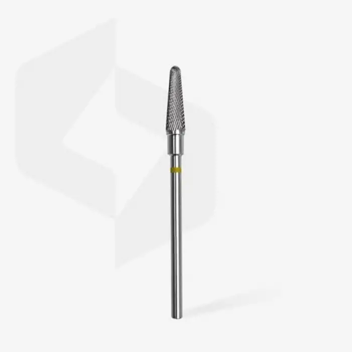Sarı Frustum Çelik Manikür Freze Ucu FT70Y040/13